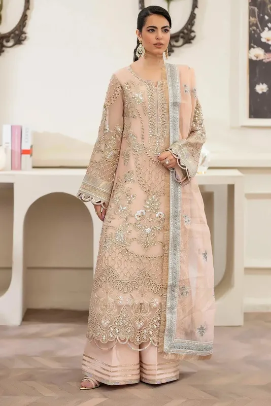 Adans Libas Saleeqa Chiffon 25 Raw Silk – view 1 – Poshaq