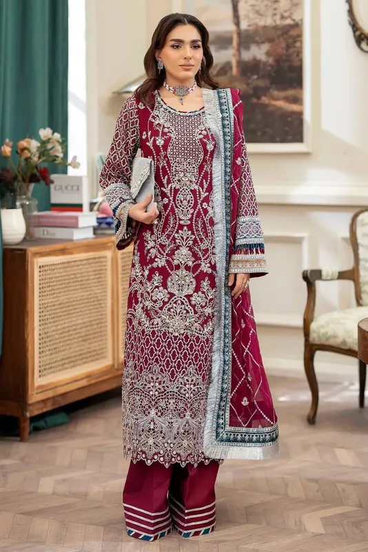 Adans Libas Saleeqa Chiffon 25 Raw Silk – view 1 – Poshaq