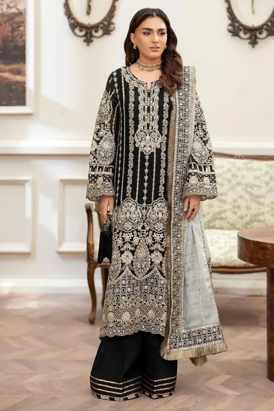 Adans Libas Saleeqa Chiffon 25 Raw Silk – view 1 – Poshaq