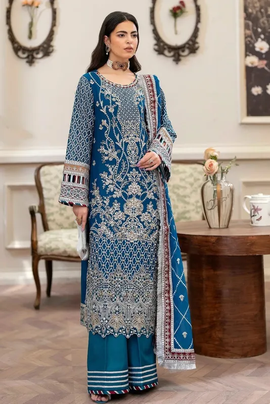 Adans Libas Saleeqa Chiffon 25 Raw Silk – view 1 – Poshaq