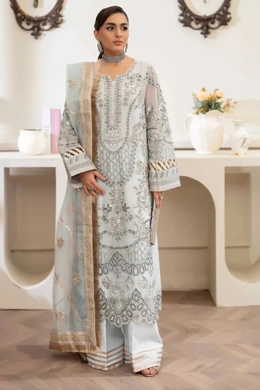Adans Libas Saleeqa Chiffon 25 Raw Silk – view 1 – Poshaq