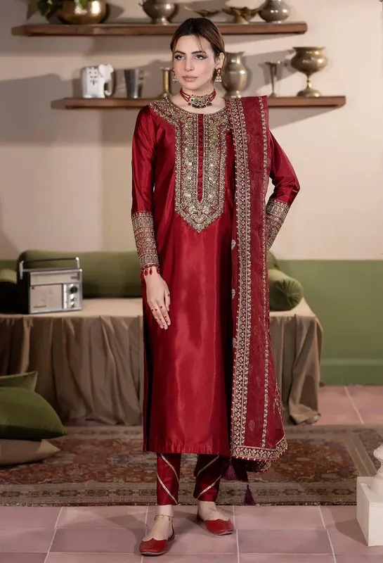 Adans Libas Zarmina Formals Organza – view 1 – Poshaq