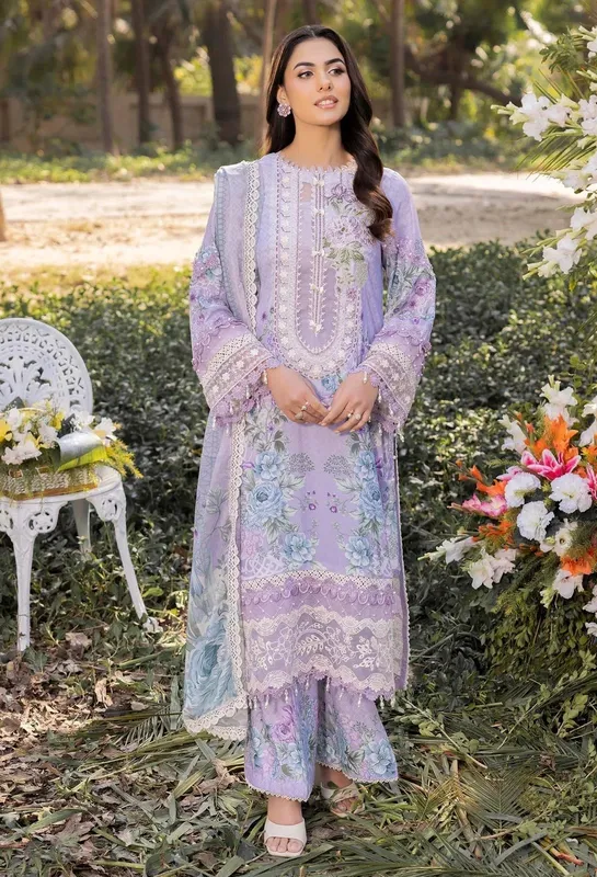 Adans Libas Morzine Lawn 25 Lilac Satin – view 1 – Poshaq