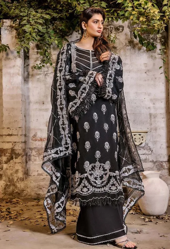 Adans Libas Adans Chikankari SS25 Chiffon – view 1 – Poshaq