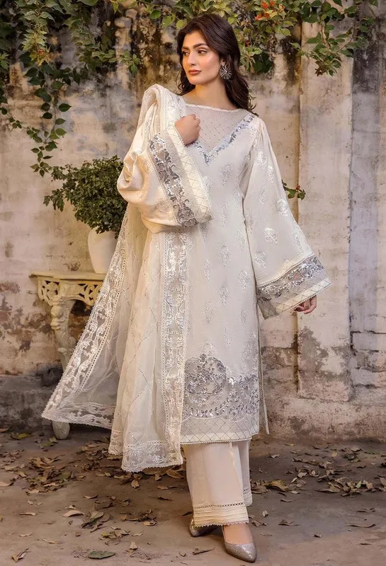 Adans Libas Adans Chikankari SS25 Cotton – view 1 – Poshaq