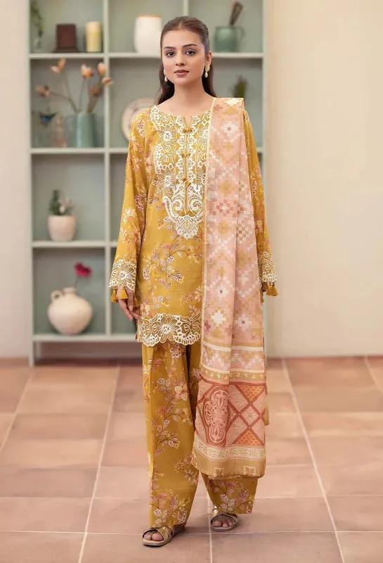 Adans Libas Adans prints eid edit Cotton – view 1 – Poshaq