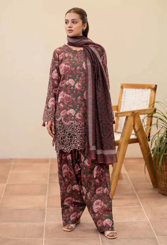 Adans Libas Adans prints eid edit Cotton – view 1 – Poshaq