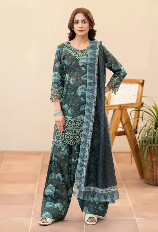 Adans Libas Adans prints eid edit Cotton – view 1 – Poshaq