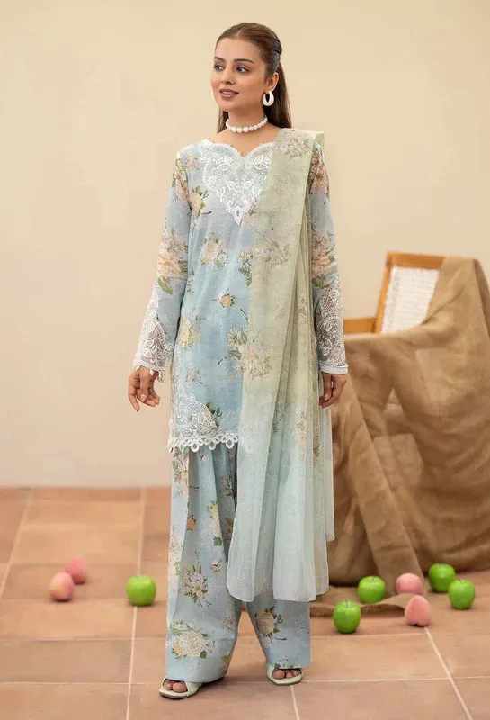 Adans Libas Adans prints eid edit Cotton – view 1 – Poshaq