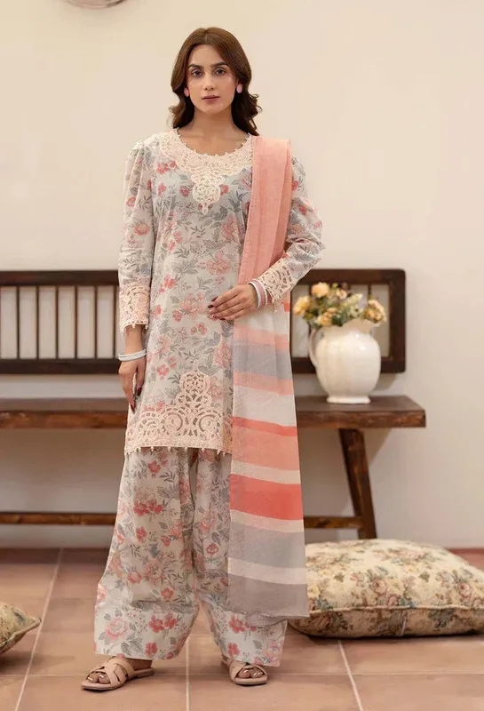 Adans Libas Adans prints eid edit Cotton – view 1 – Poshaq