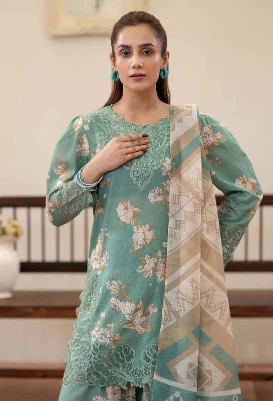 Adans Libas Adans prints eid edit Cotton – view 1 – Poshaq