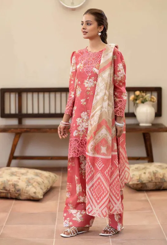 Adans Libas Adans prints eid edit Cotton – view 1 – Poshaq