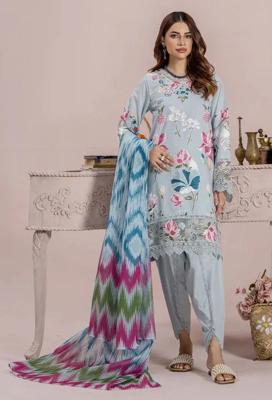 Adans Libas Cambric ready to wear Chiffon – view 1 – Poshaq