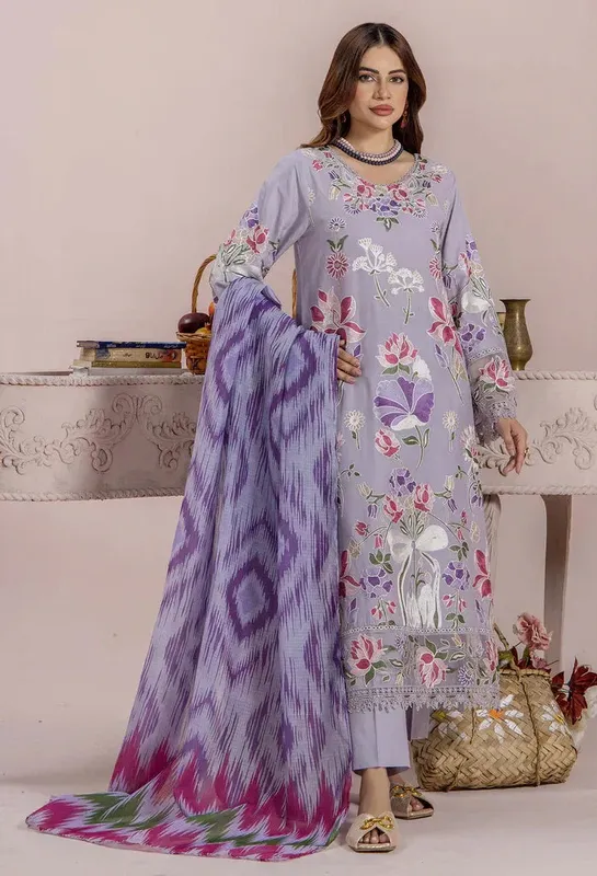 Adans Libas Cambric ready to wear Chiffon – view 1 – Poshaq