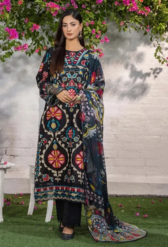 Adans Libas Cambric ready to wear Chiffon – view 1 – Poshaq