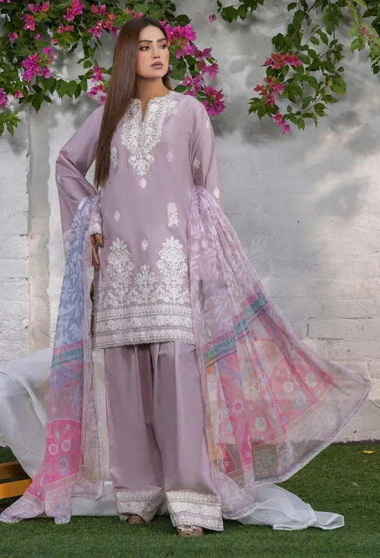 Adans Libas Cambric ready to wear Chiffon – view 1 – Poshaq