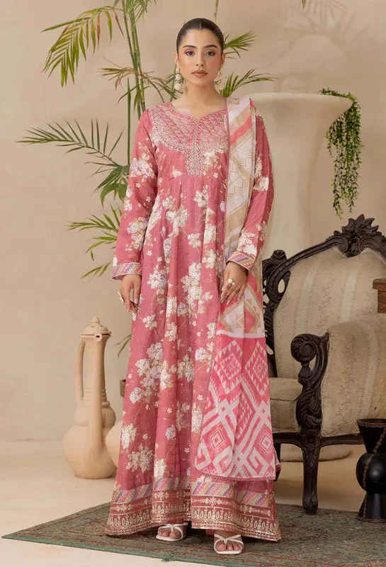 Adans Libas Adans Chikankari Satin Lawn Chiffon – view 1 – Poshaq