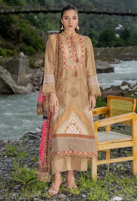 Adans Libas Muskari Lawn Chiffon – view 1 – Poshaq