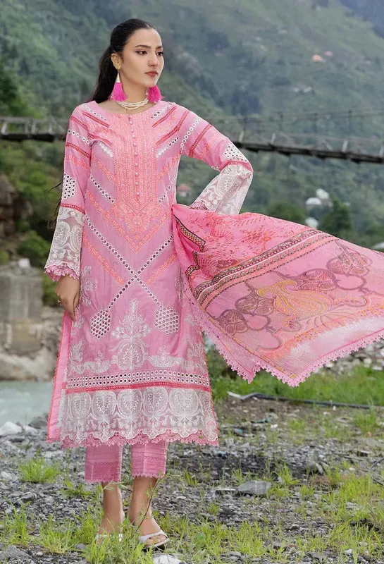Adans Libas Muskari Lawn Chiffon – view 1 – Poshaq