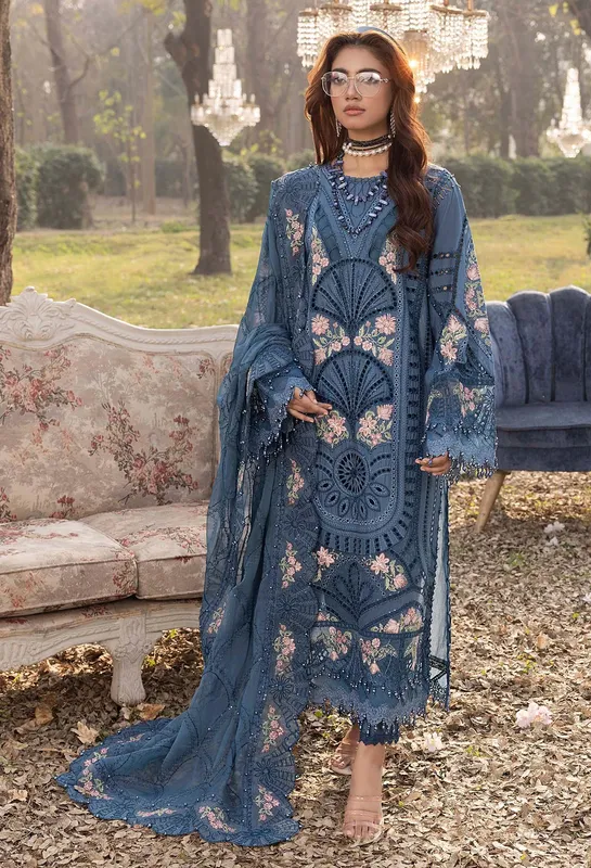 Adans Libas BAZM-E-BAHAR Chiffon – view 1 – Poshaq
