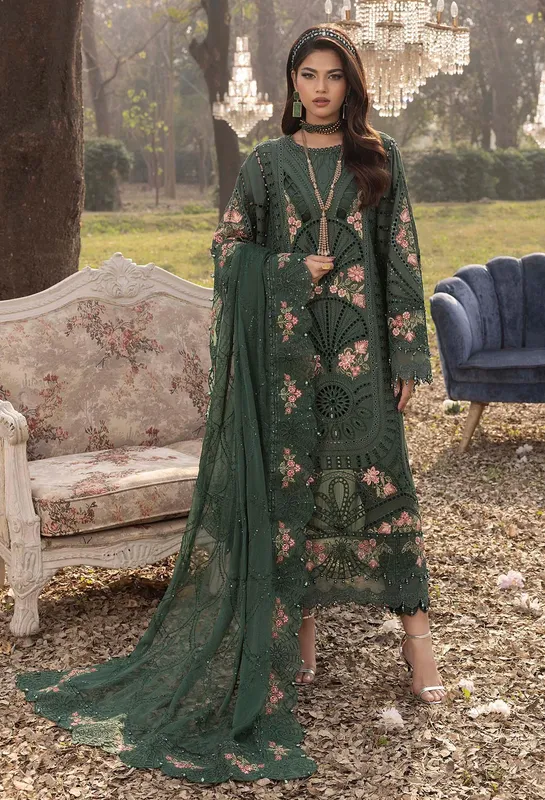 Adans Libas BAZM-E-BAHAR Chiffon – view 1 – Poshaq