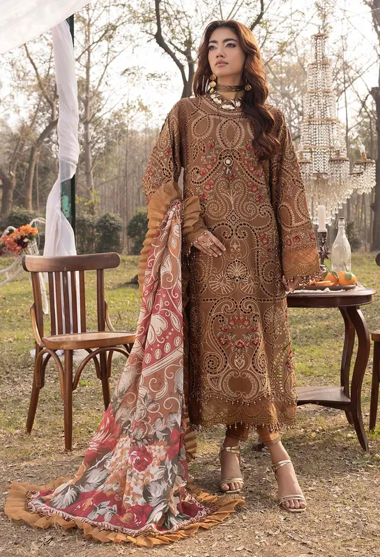 Adans Libas BAZM-E-BAHAR Cotton – view 1 – Poshaq