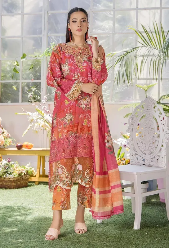 Adans Libas SUMMER PRINTS LAWN Cambric – view 1 – Poshaq
