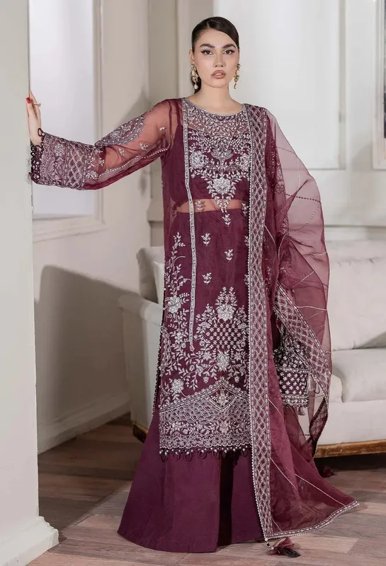 Adans Libas Traditional Essence Raw Silk – view 1 – Poshaq
