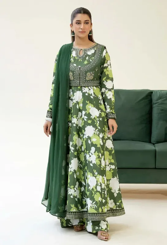 Adans Libas Rang-e-watan Satin – view 1 – Poshaq
