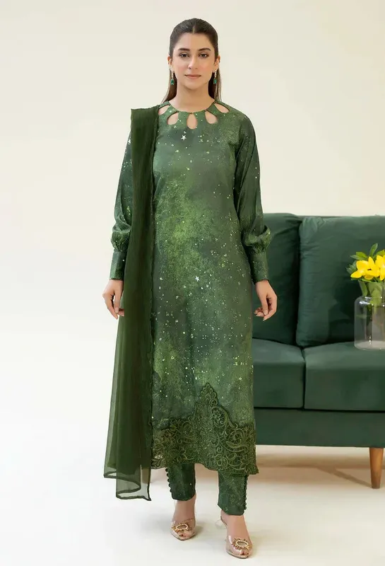 Adans Libas Rang-e-watan Silk – view 1 – Poshaq