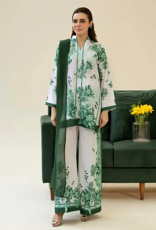 Adans Libas Rang-e-watan Silk – view 1 – Poshaq