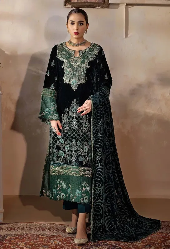 Adans Libas Plachi Luxury Formals 24 Raw Silk – view 1 – Poshaq