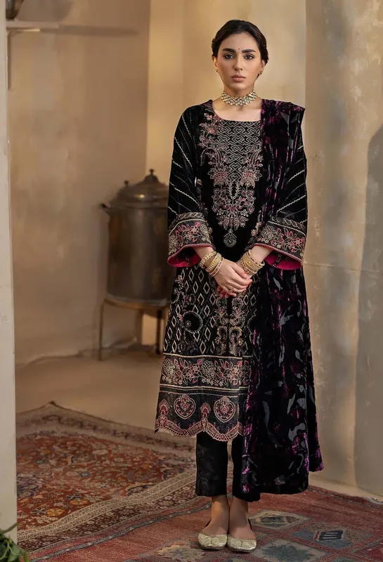 Adans Libas Plachi Luxury Formals 24 Raw Silk – view 1 – Poshaq