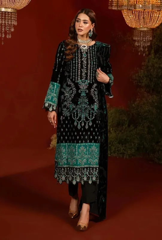 Adans Libas Plachi Luxury Formals 24 Raw Silk – view 1 – Poshaq