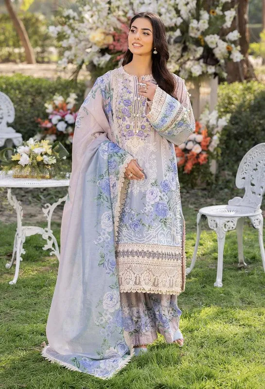 Adans Libas Morzine Lawn 25 Lilac Satin – view 1 – Poshaq