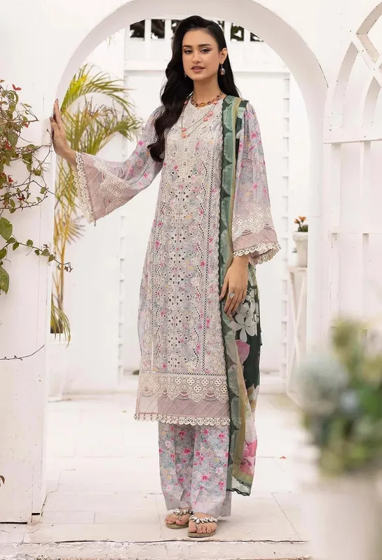 Adans Libas Solana 25 Off White Chiffon – view 1 – Poshaq