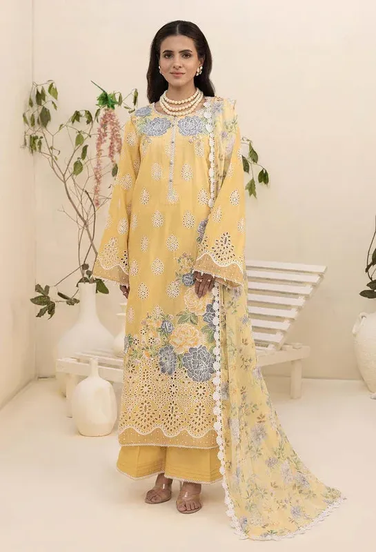 Adans Libas Haelyn 25 Pale Yellow Chiffon – view 1 – Poshaq