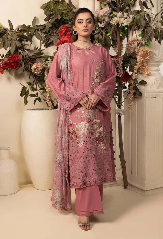 Adans Libas Haelyn 25 Tea Pink Chiffon – view 1 – Poshaq