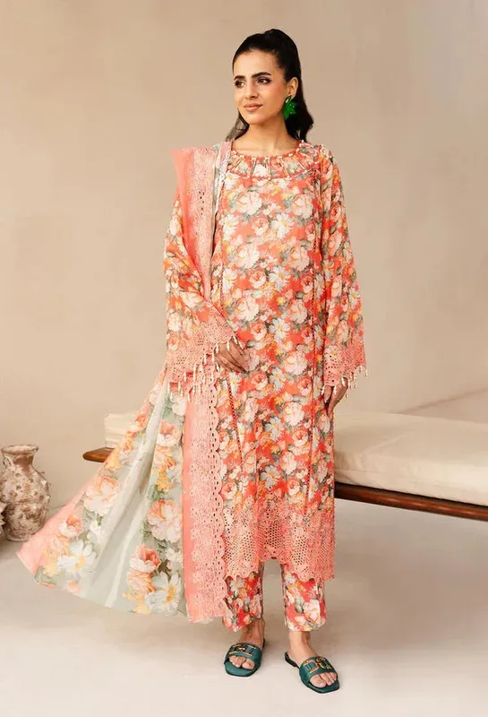 Adans Libas Marisa 25 Orange Chiffon – view 1 – Poshaq