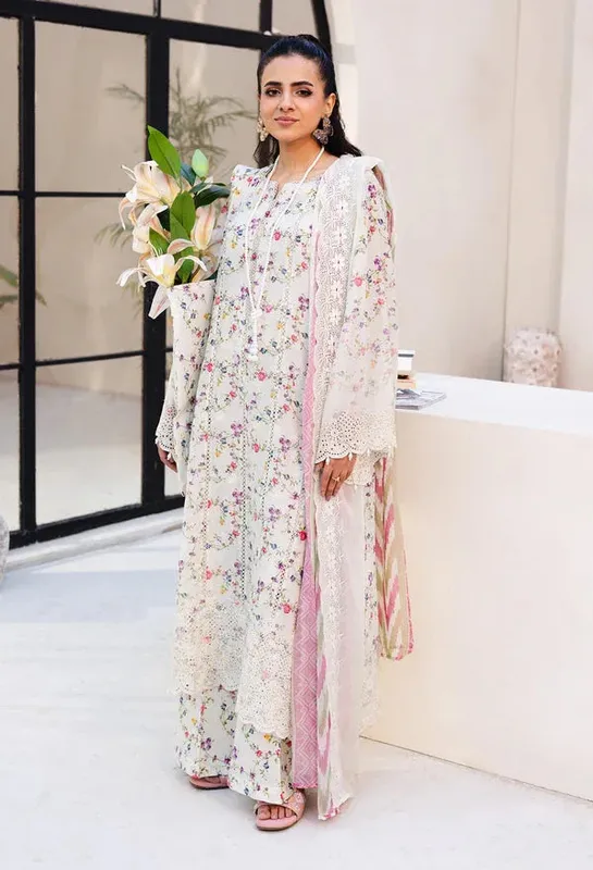 Adans Libas Marisa 25 White Chiffon – view 1 – Poshaq