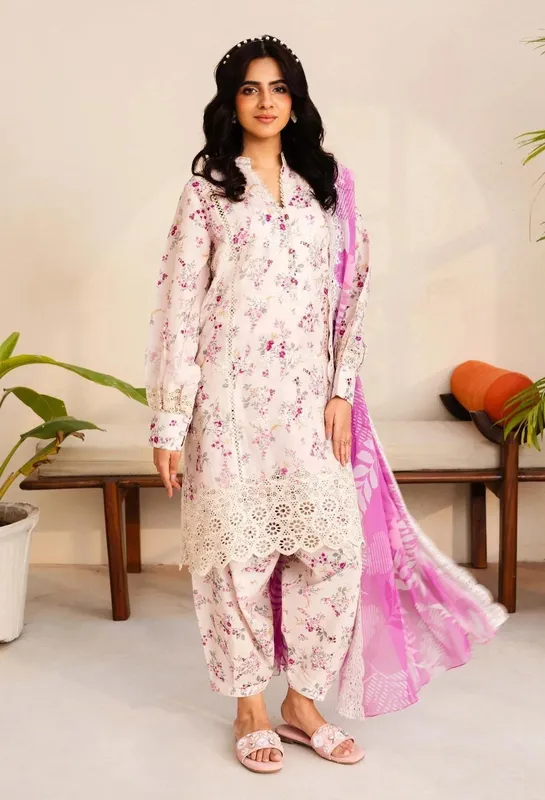 Adans Libas Marisa 25 Pastel Pink Chiffon – view 1 – Poshaq