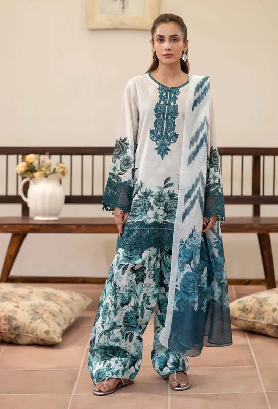 Adans Libas Adans prints eid edit Cotton – view 1 – Poshaq