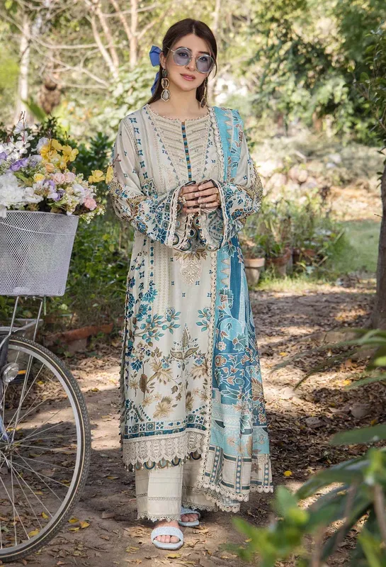 Adans Libas Jasmine Lawn Cotton – view 1 – Poshaq