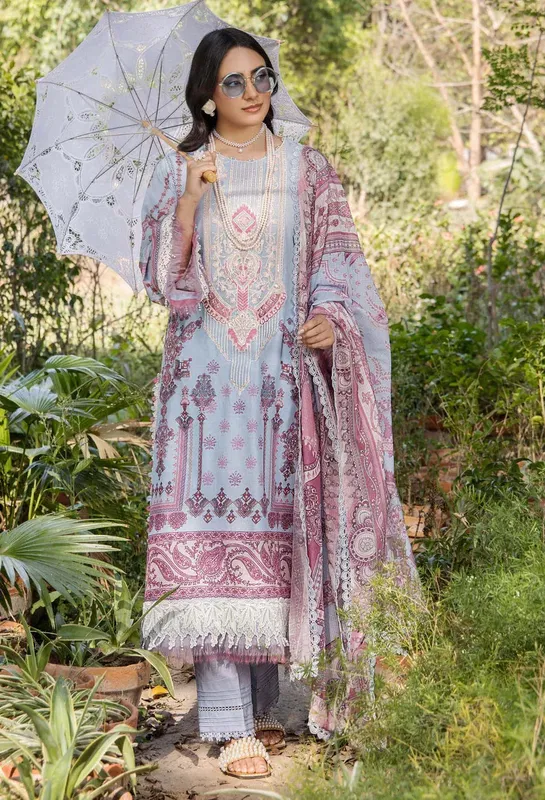 Adans Libas Jasmine Lawn Cotton – view 1 – Poshaq
