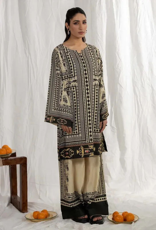 Adans Libas Co Ords Sets Satin – view 1 – Poshaq