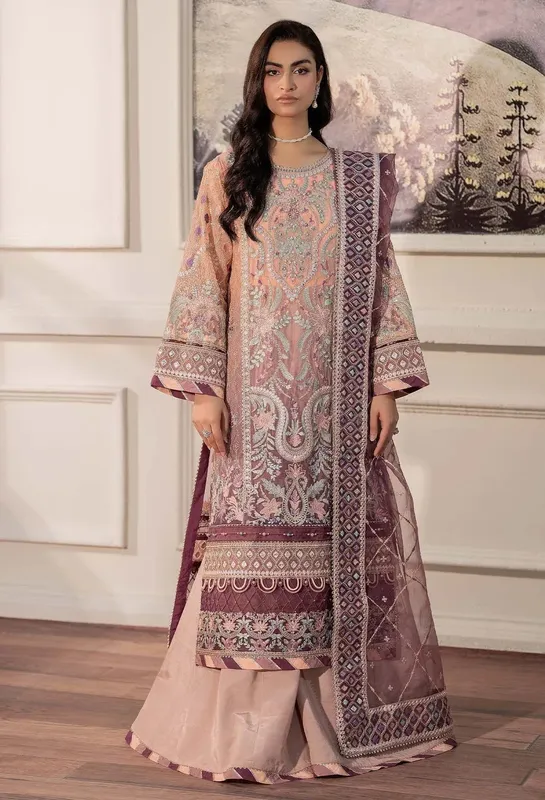 Adans Libas Traditional Essence Raw Silk – view 1 – Poshaq