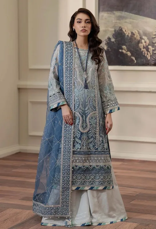 Adans Libas Traditional Essence Raw Silk – view 1 – Poshaq