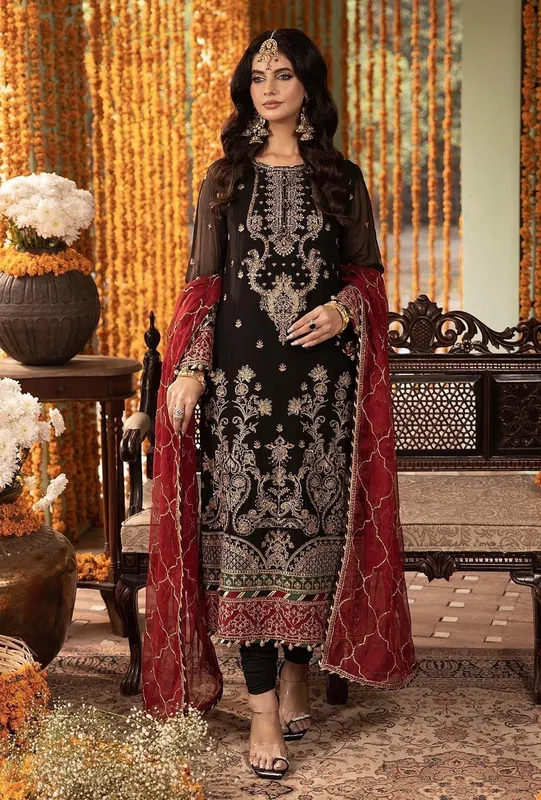 Adans Libas Rang e Mehfil Formals Raw Silk – view 1 – Poshaq