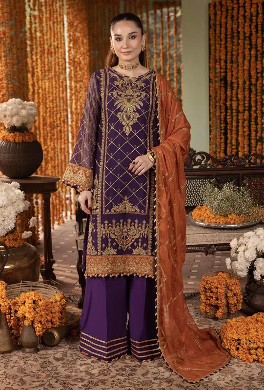 Adans Libas Rang e Mehfil Formals Raw Silk – view 1 – Poshaq