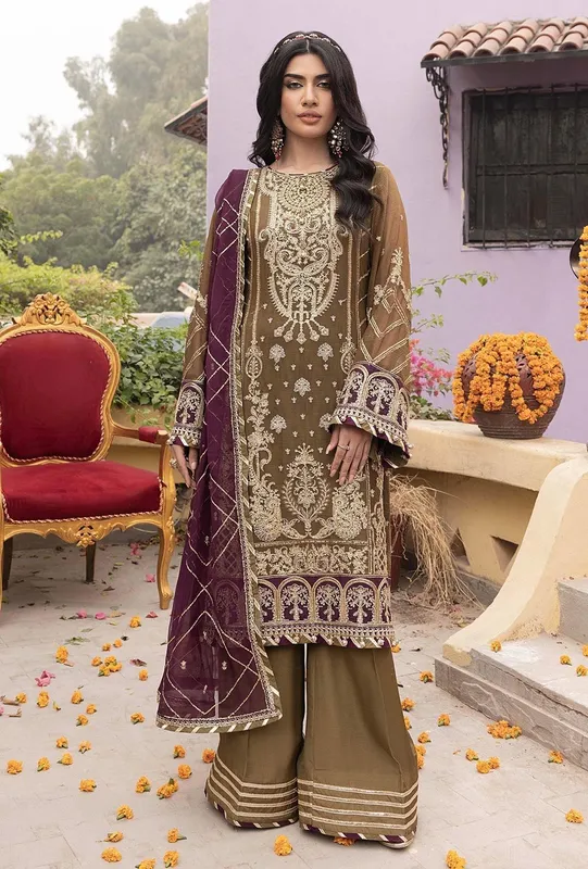 Adans Libas Rang e Mehfil Formals Raw Silk – view 1 – Poshaq